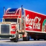 Coca-Cola Trucks auf Weihnachtstour